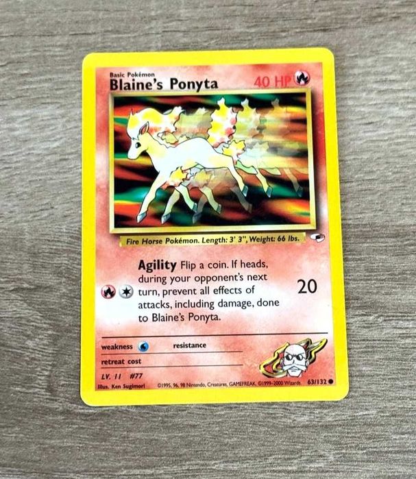 Gym Heroes Cartas Originais Pokémon TCG WOTC - ING