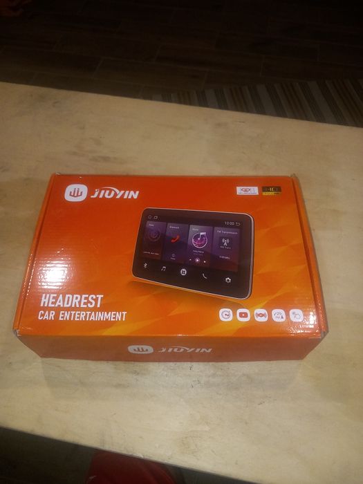 Radio e monitor jiuyin para encosto de cabeça para  carro android