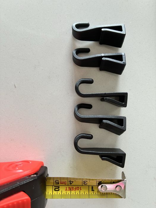 Nowe 5 szt haczyki plastikowe