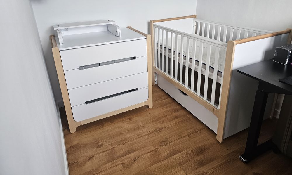 Łóżeczko veres nice z kołyską