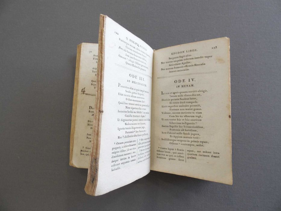 Livro Quintus Horatius Flaccus, 1815