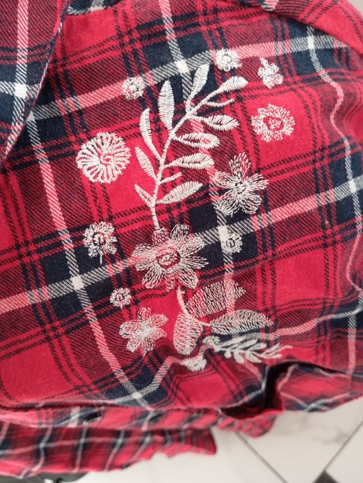 Утеплена сорочка/плаття в квадрат