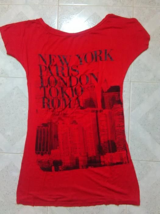 camisola de manga curta