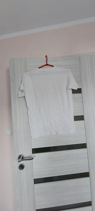 Bluzka top t-shirt gładka biała M fruit of the loom
