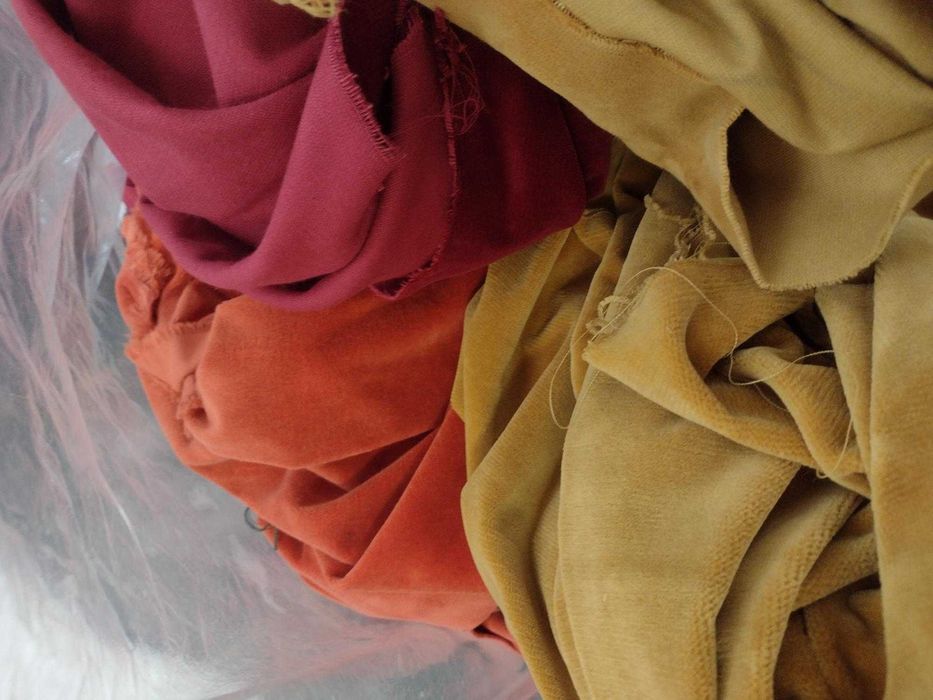 ścinki materiałów