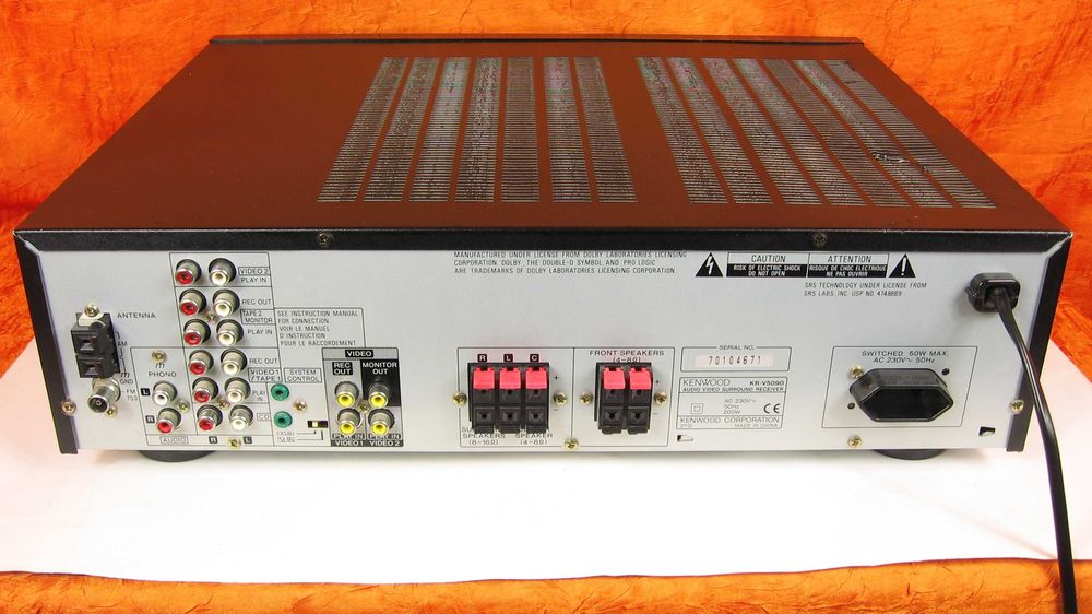 SOLIDNY Receiver Kenwood KR-V5090 z radiem i rds 50W