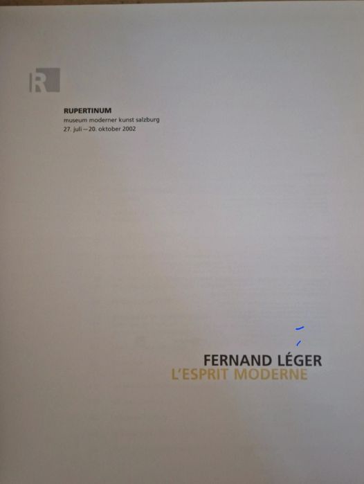 Fernand Léger - L'Esprit Moderne