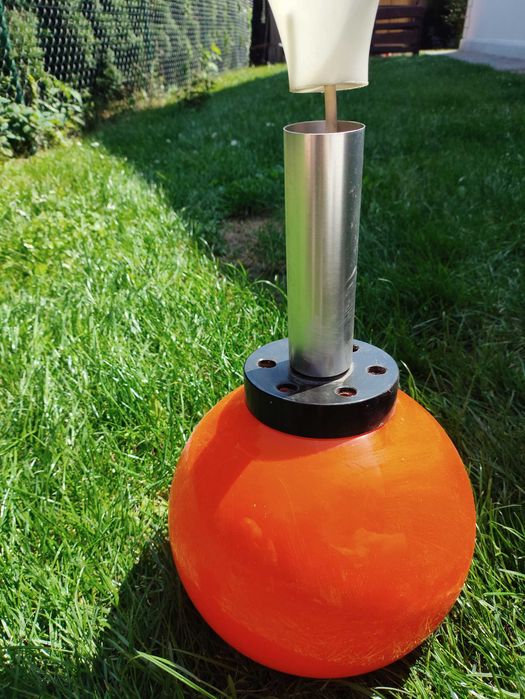 Lampa sufitowa pomarańczowa
