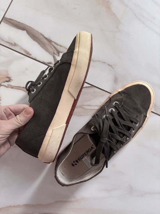 Кеди кросівки шкіряні жіночі Superga