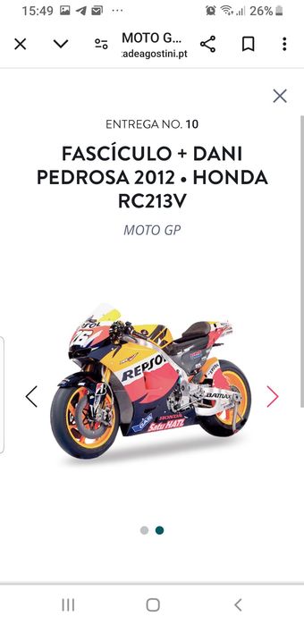MOTOGP coleção miniaturas escala 1/18