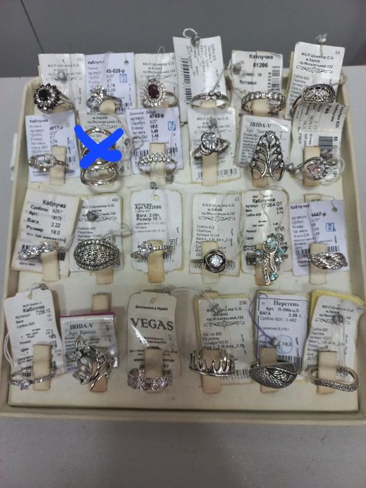 Сережки  срібні  925