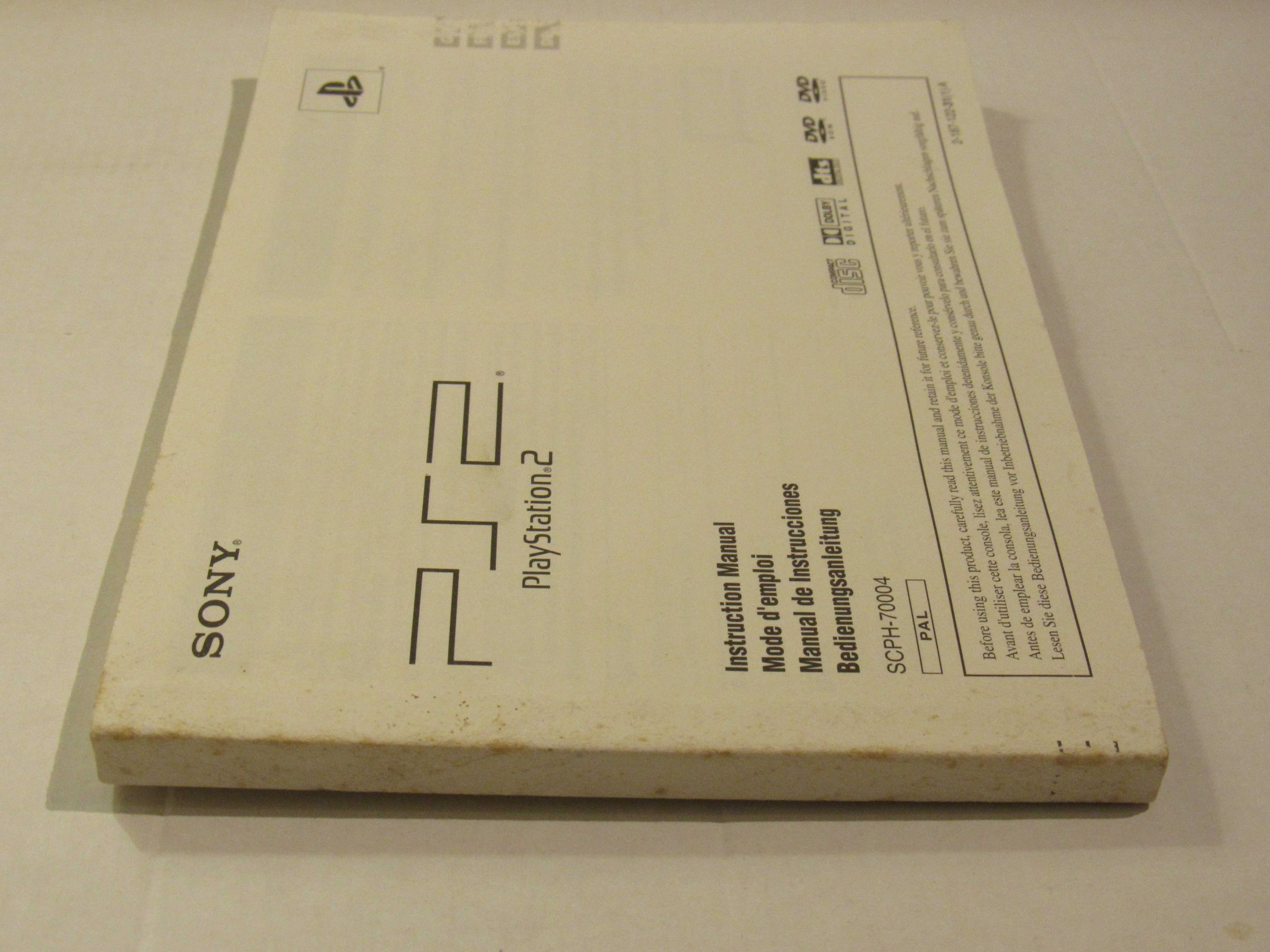 ORIGINAL SONY PLAYSTATION•2/PS2 CONSOLE INSTRUCTION MANUAL (SCPH