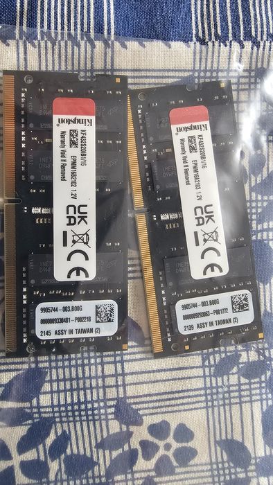 Memória RAM Kingston 2x16GB DDR4 3200Mhz