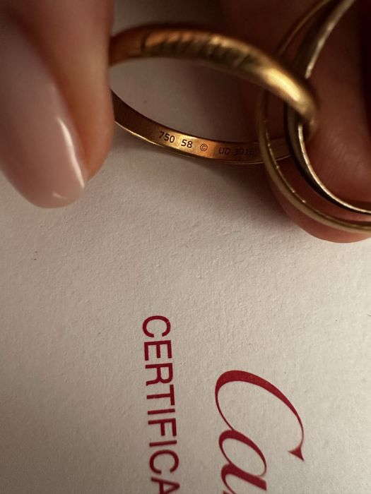 Cartier Trinity обручки каблучки кольца