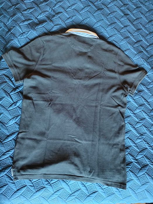 Polo Massimo Dutti azul escuro tamanho M