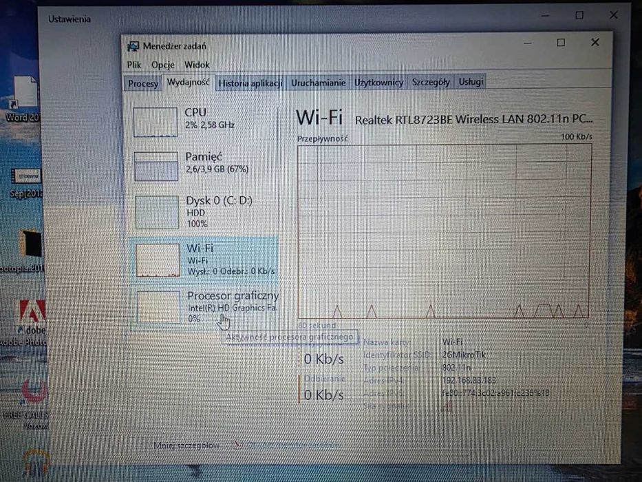 Laptop Lenovo G50-70 - w pełni sprawny, zdrowa bateria, ekran, Windows 10