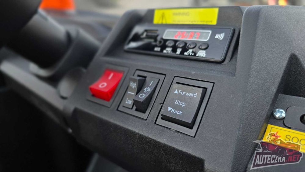 Autko na akumulator MEGA Buggy ATV Racing 4x4 POMARAŃCZOWY 24V 14Ah