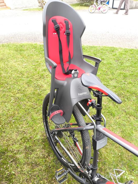 Fotelik rowerowy Hamax Buddy czerwony