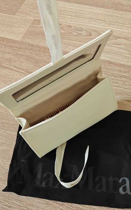 Nowa ometkowana kosmetyczka MAXMARA lusterko grzebień i jedwabna gumka
