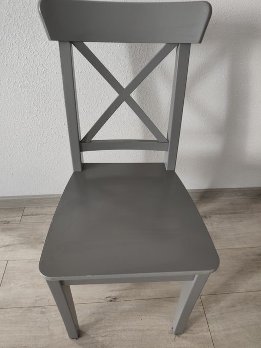 Krzesła  Ikea szare