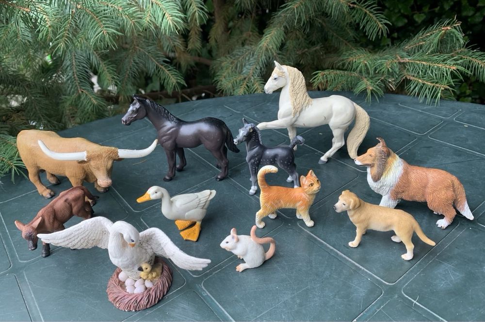 Фигурки Schleich динозавр, морские ,дикие и домашнии животные