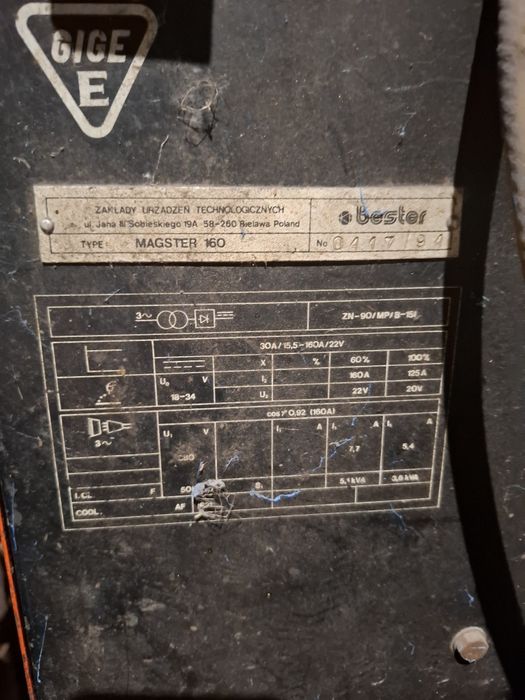 Spawarka Bester MAGster 160