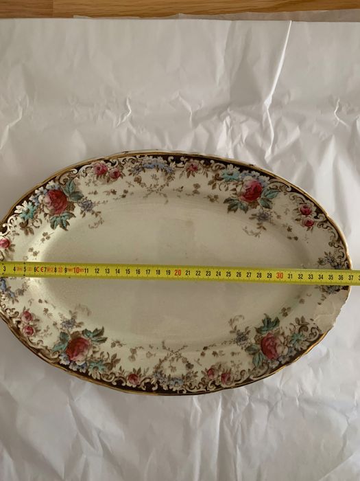 Real Fábrica de Sacavém Travessa oval Excelsior 36cm