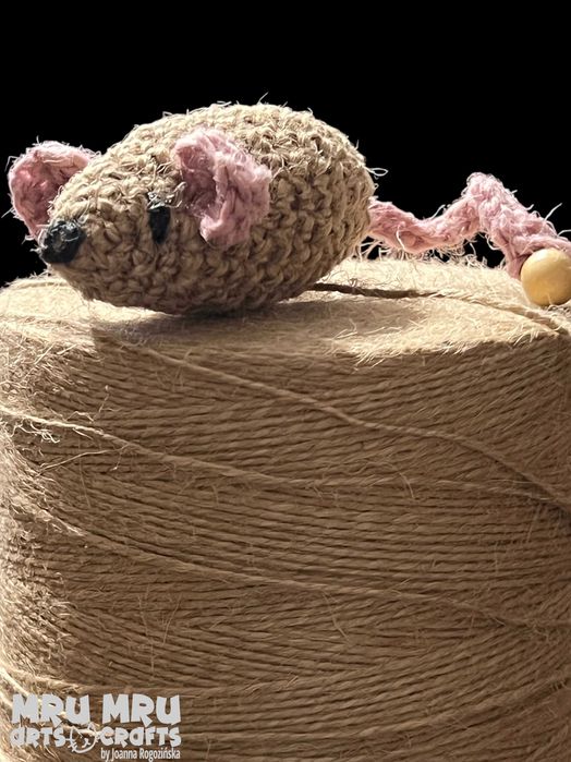 Myszki zabawka dla kota handmade.