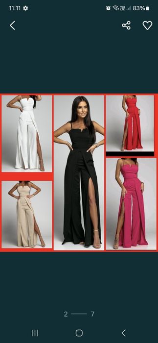 Kombinezon róż, gładki