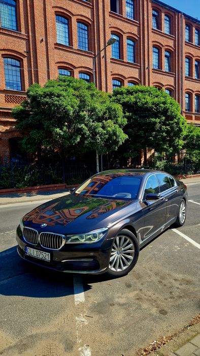 Bmw 740xd WEBASTO limuzyna wypożyczalnia wynajem aut VIP luksusowych