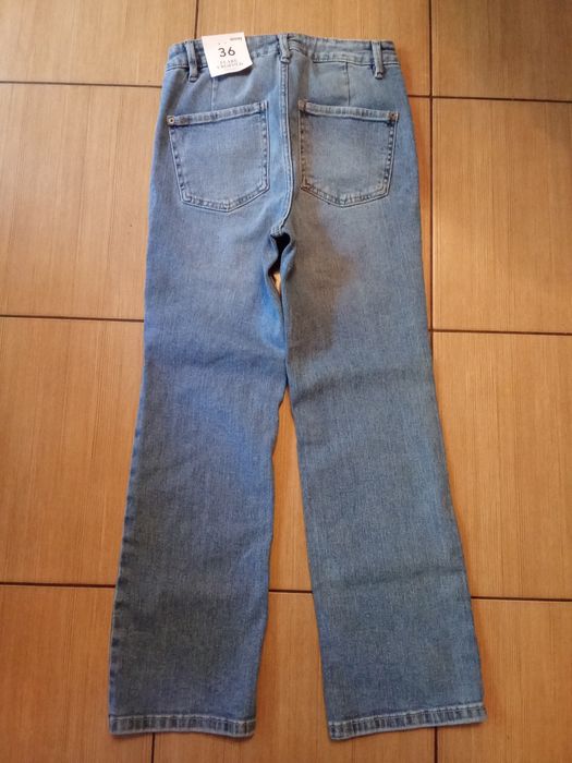 Spodnie Flare Cropped 36 Sinsay