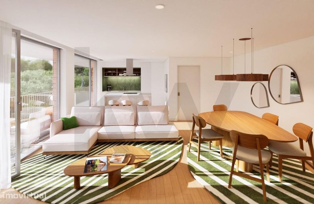 Obra Nova - Apartamento T2 C/ Garagem Dupla + Jardim Privativo