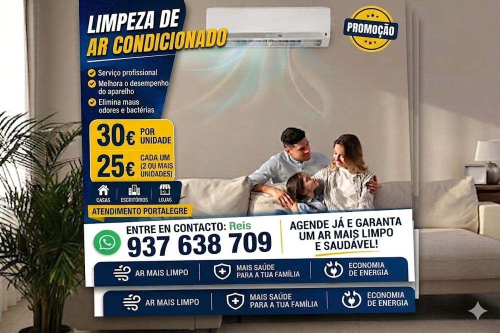 Iimpeza higienização de ar condicionado