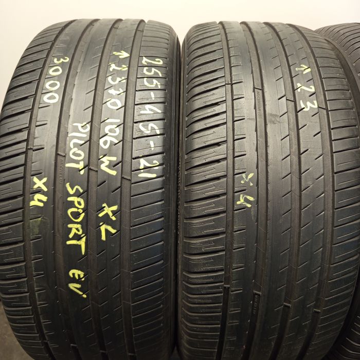 4x 255/45r21 Michelin Pilot Sport EV z końca 2023r 7mm