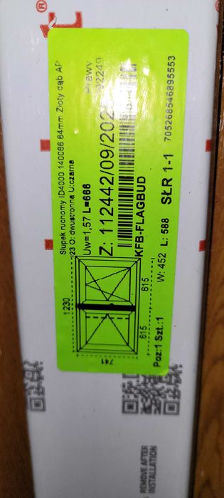 Nowe okno, złoty dąb