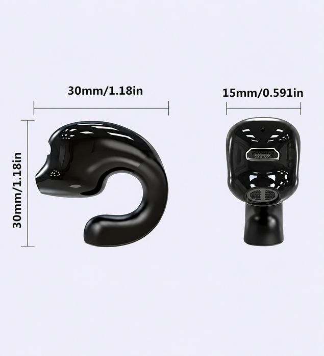 Mini Auricular Bluetooth Sem Fios + Estojo de Carregamento — NOVO
