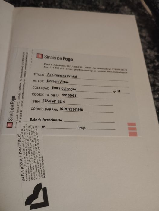 Livro As Crianças Cristal Novo