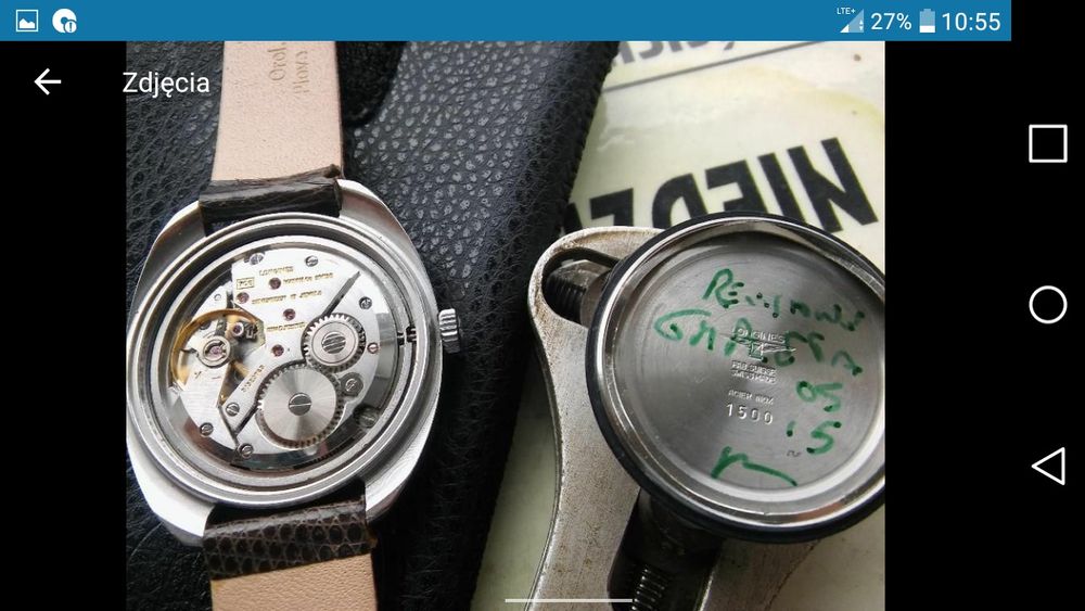Zegarek Longines kaliber: 706, cały w oryginale, Sprawdź pozostałe