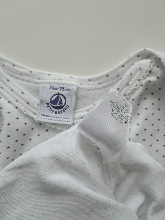 Body na krótki rękaw Petit Bateau r 92/ 98