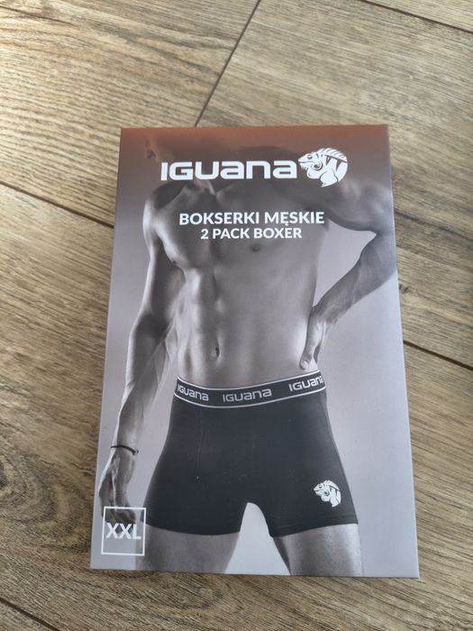 Bokserki męskie iguana XXL