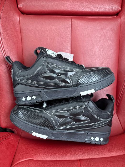 (ОПЛАТА ПІСЛЯ ОГЛЯДУ)Louis Vuitton Skate Sneaker Black Луї Вітони