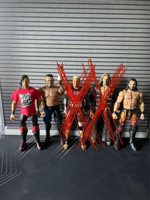 WWE e AEW elites e figuras diversos