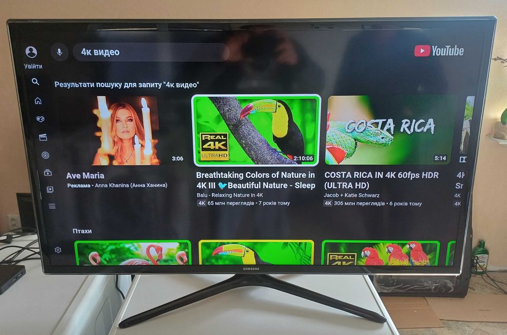 Телевизор 40 дюймов Самсунг Samsung UE40F6100 3D-технолог DVB-T2 120Hz