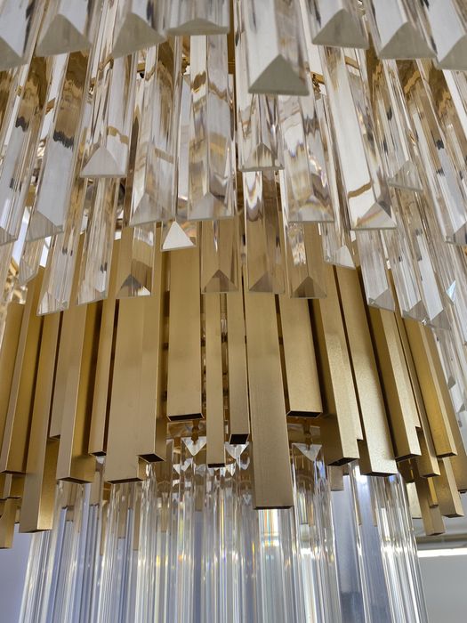 Lustre grande de cristal diâmetro 90cm