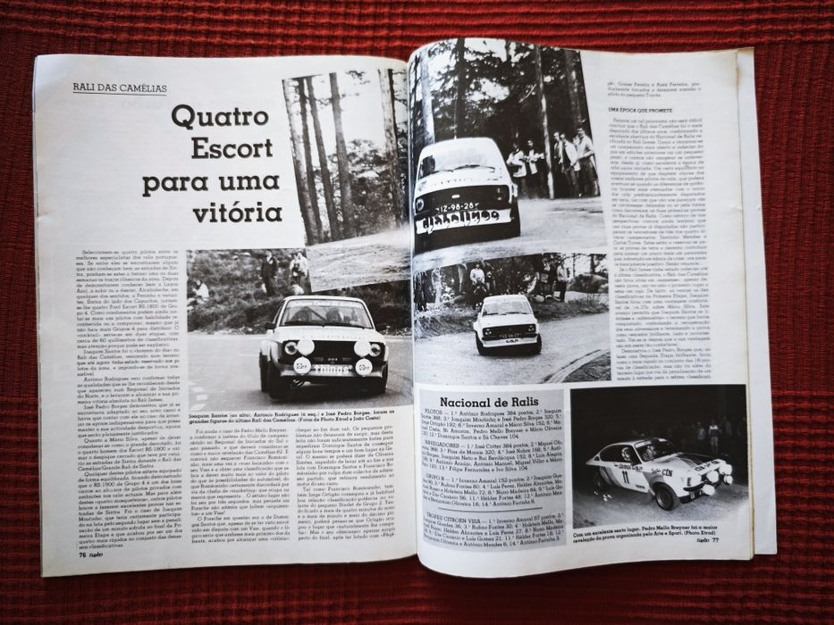 Revista Turbo com Suplemento do Rali de Portugal 1982
