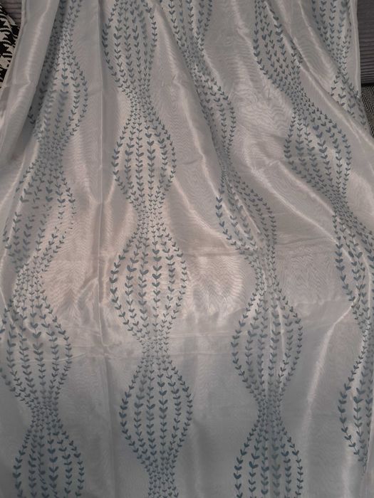 Zasłony na przelotkach kołach 140 n 260 cm Duos dwuwarstwowe 2 sztuki