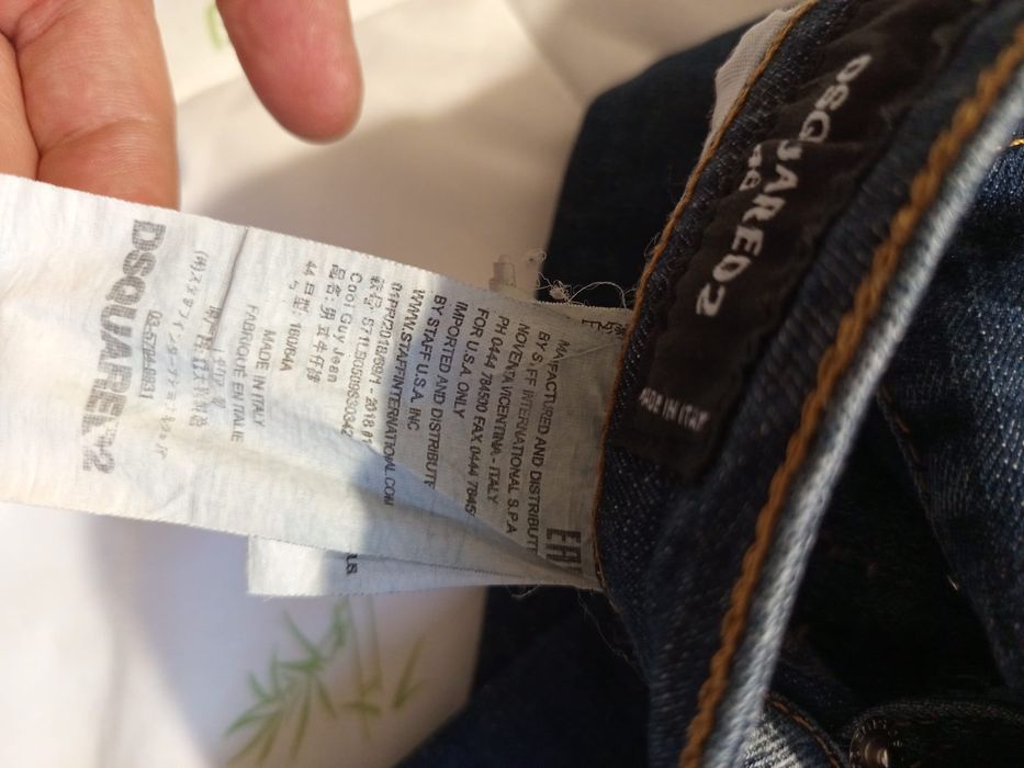 Dsquared2 nowe stretch jeans męskie