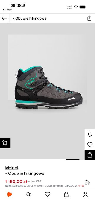 Buty trekkingowe damskie Meindl Litepeak Lady Goretex