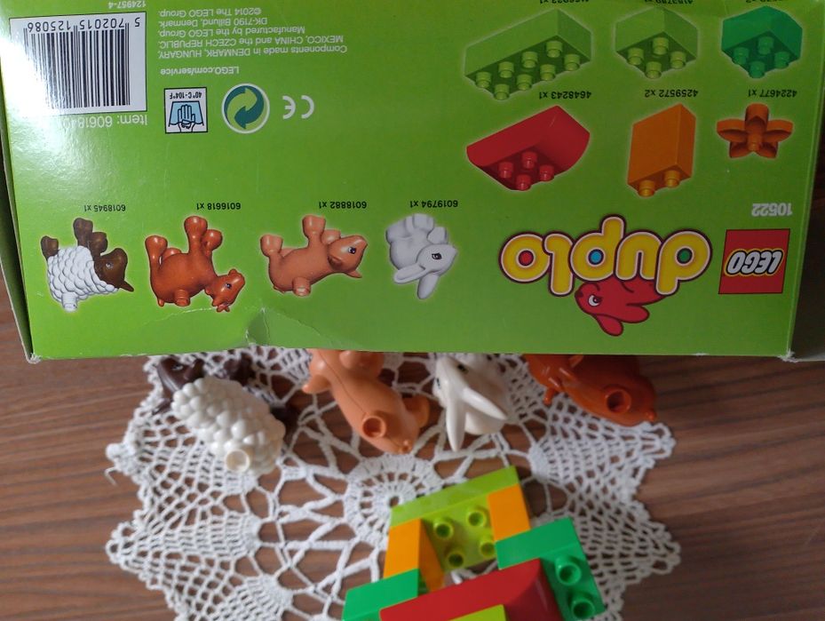 LEGO Duplo 10522 klocki j.nowe zwierzęta na farmie zabawka dla dzieci