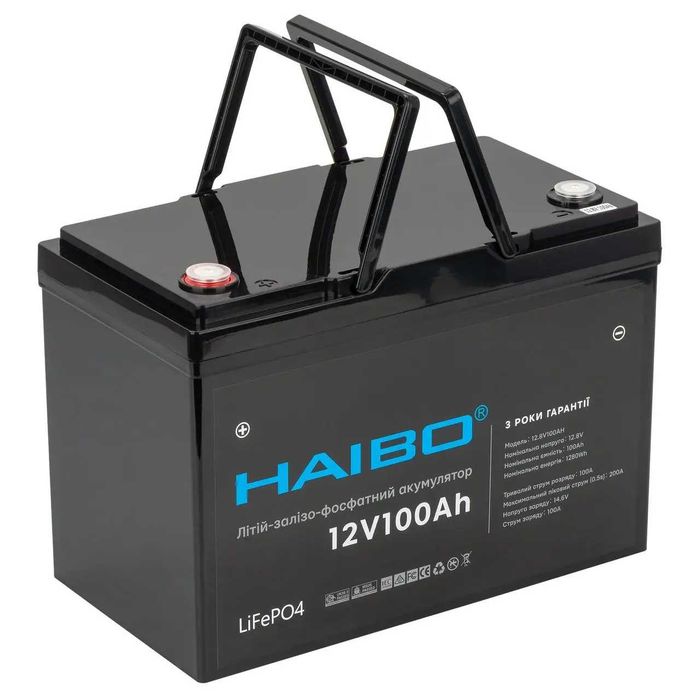 Акумулятор Haibo LiFePO4 12.8V 100Ah